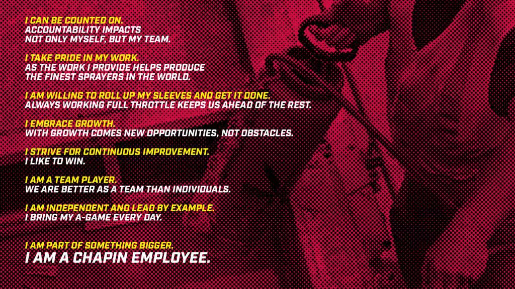 chapin employee oath graphic